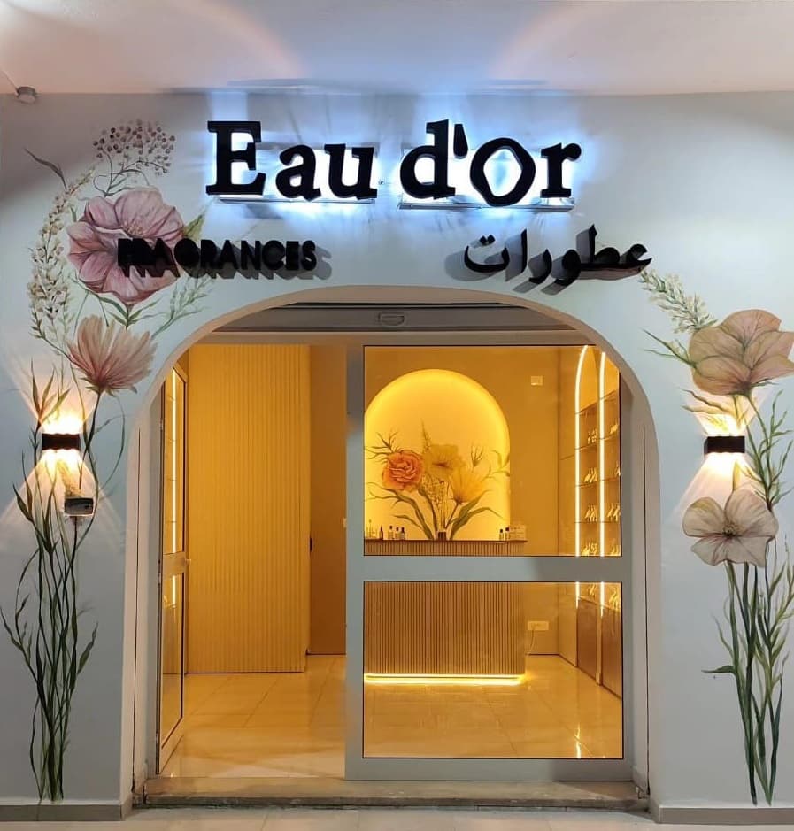 Façade de la boutique Eau d'Or